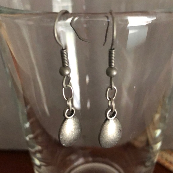 Oxidized silver necklace& earrings - Picture 5 of 5